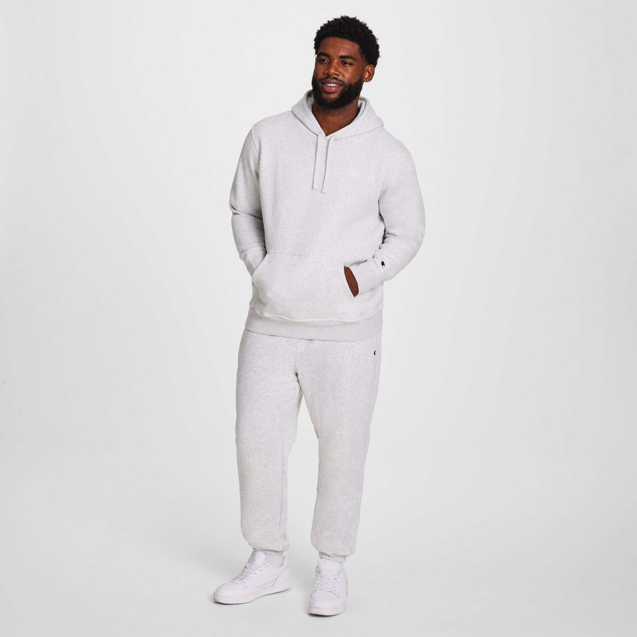 Powerblend Hoodie. C Logo - Big & Tall - Image 4