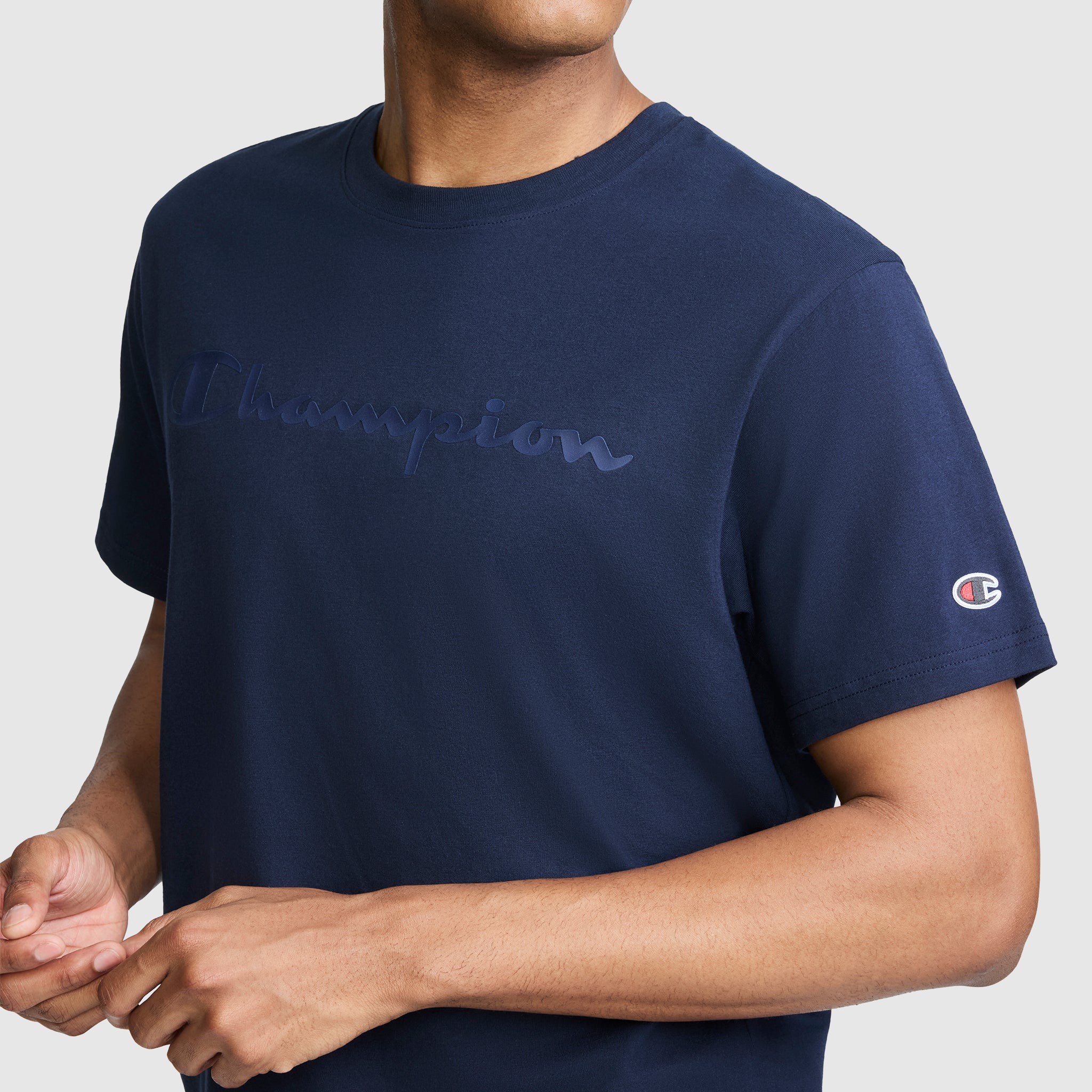 Classic Graphic T-Shirt. Tonal Script Logo - Image 3