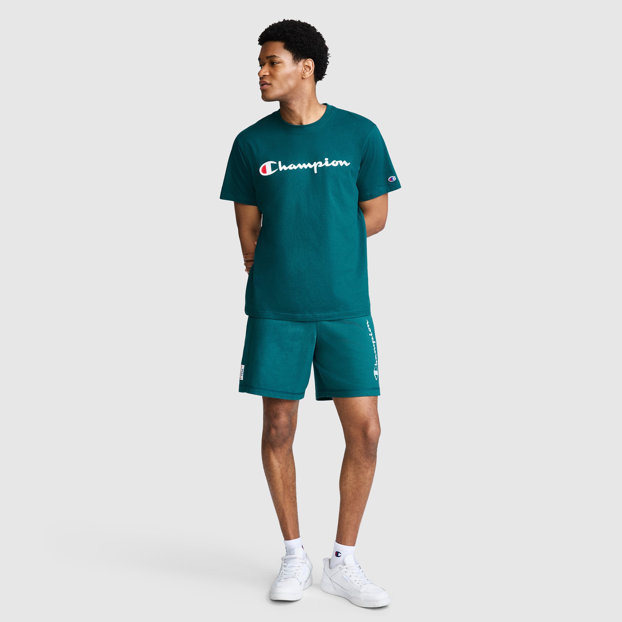 Classic Graphic T-Shirt. Script Logo - Image 5
