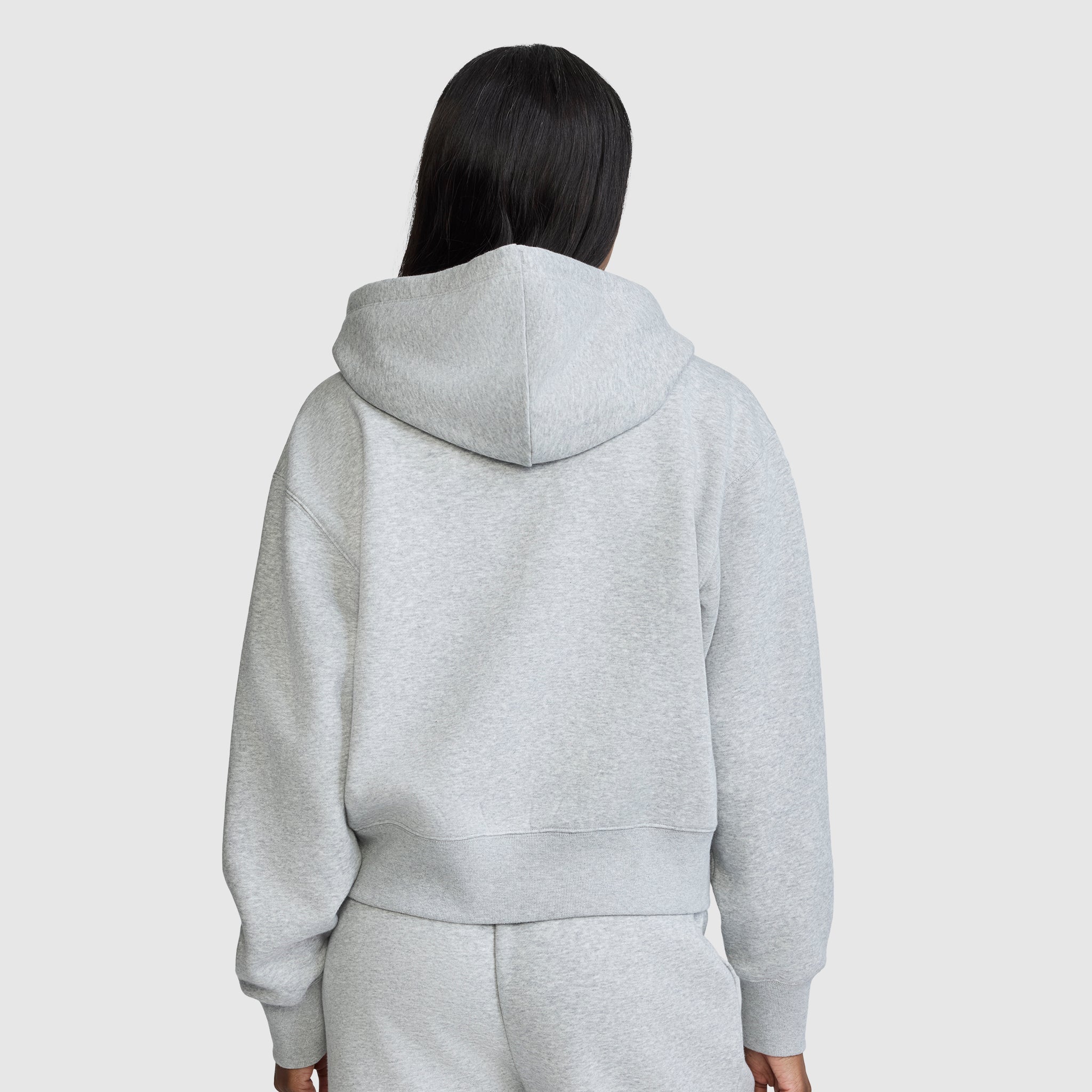 Cropped Zip-Up Hoodie - Image 3