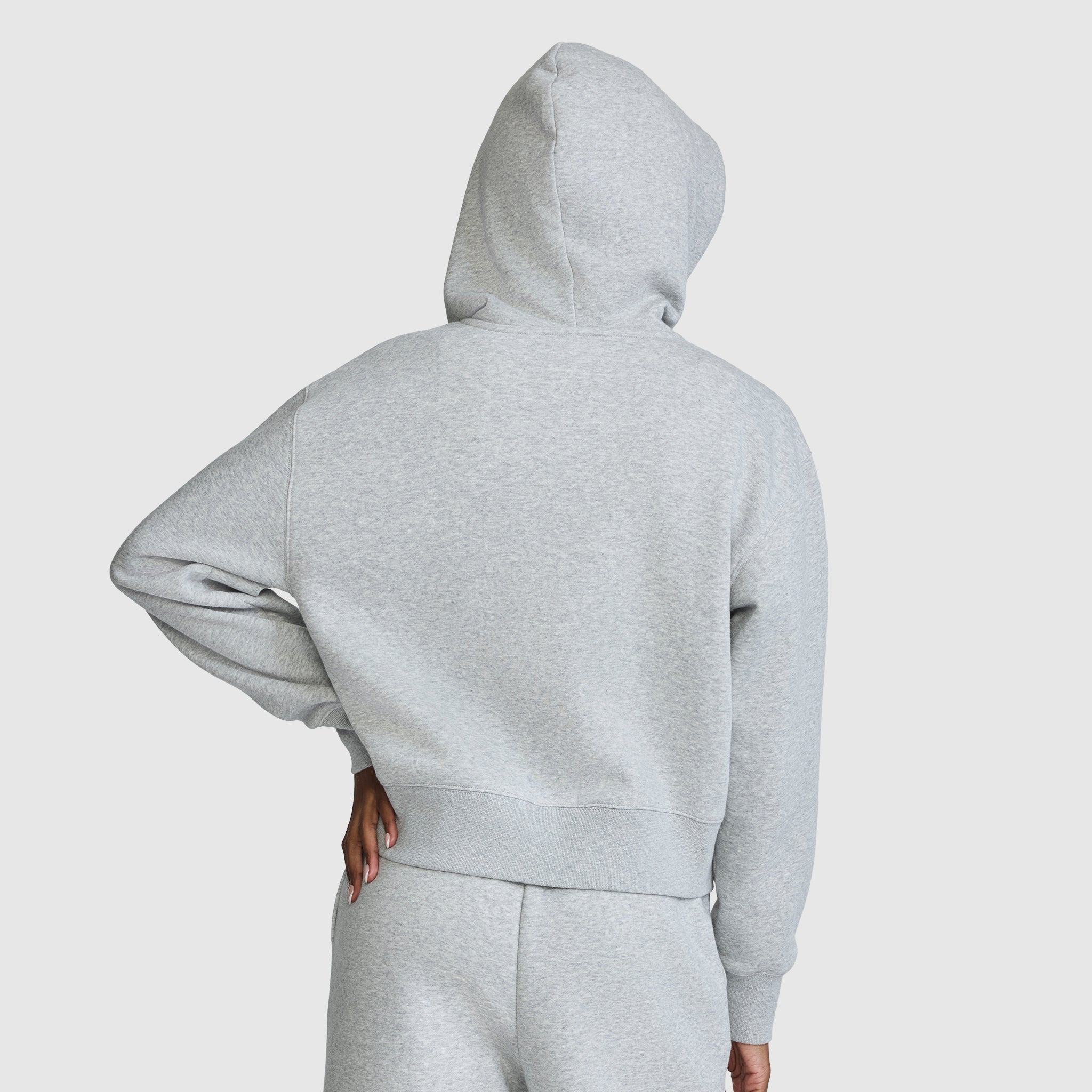 Cropped Zip-Up Hoodie - Image 4
