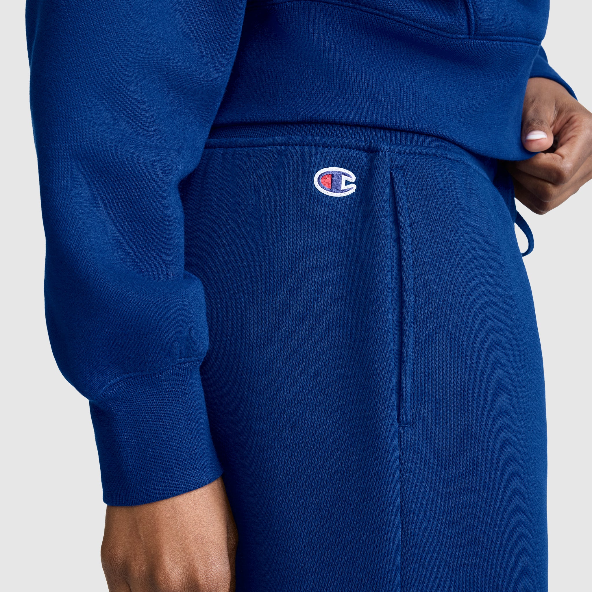 Wide Leg Fleece Sweatpants. C Logo - Image 3