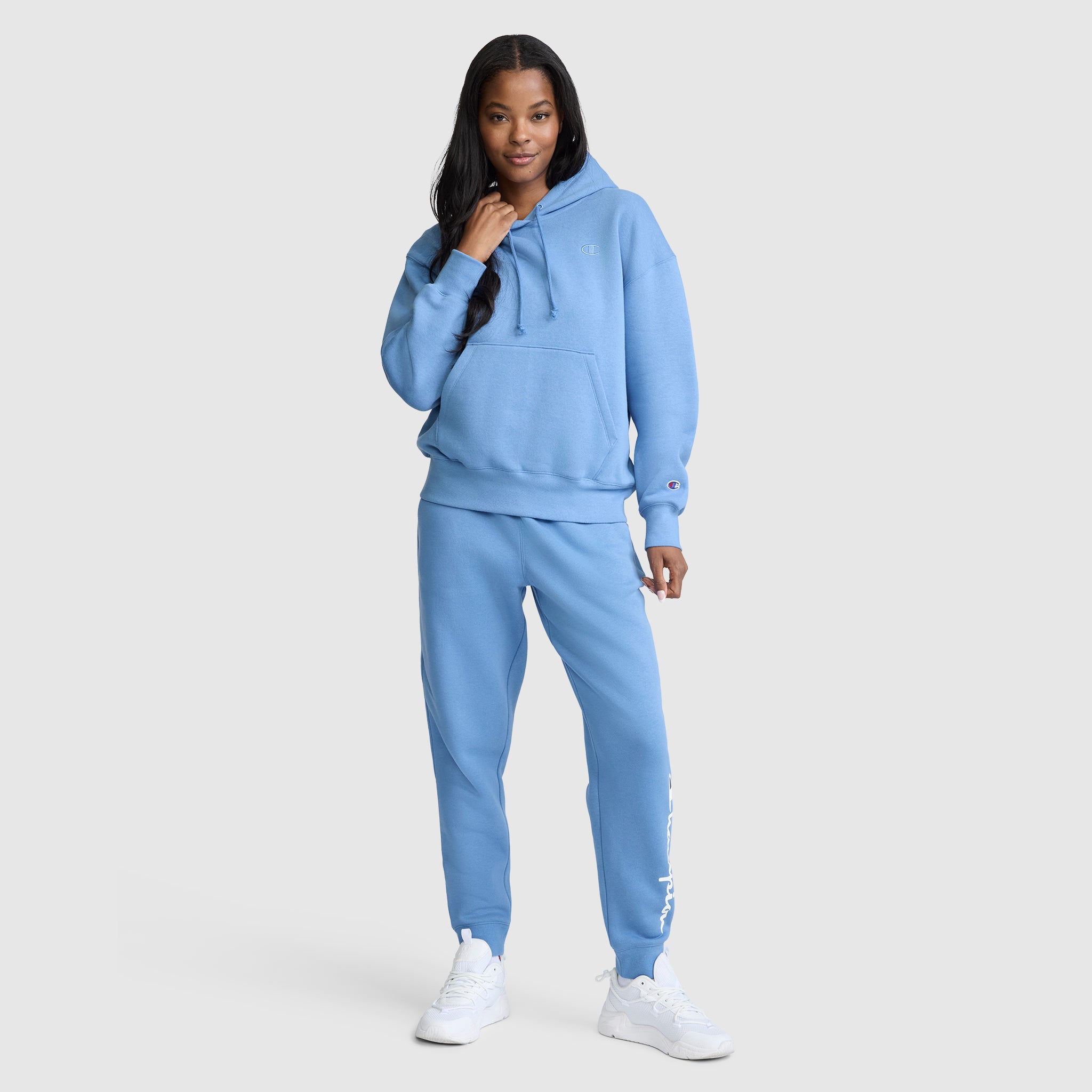Small C Freshman Powerblend Hoodie - Image 6