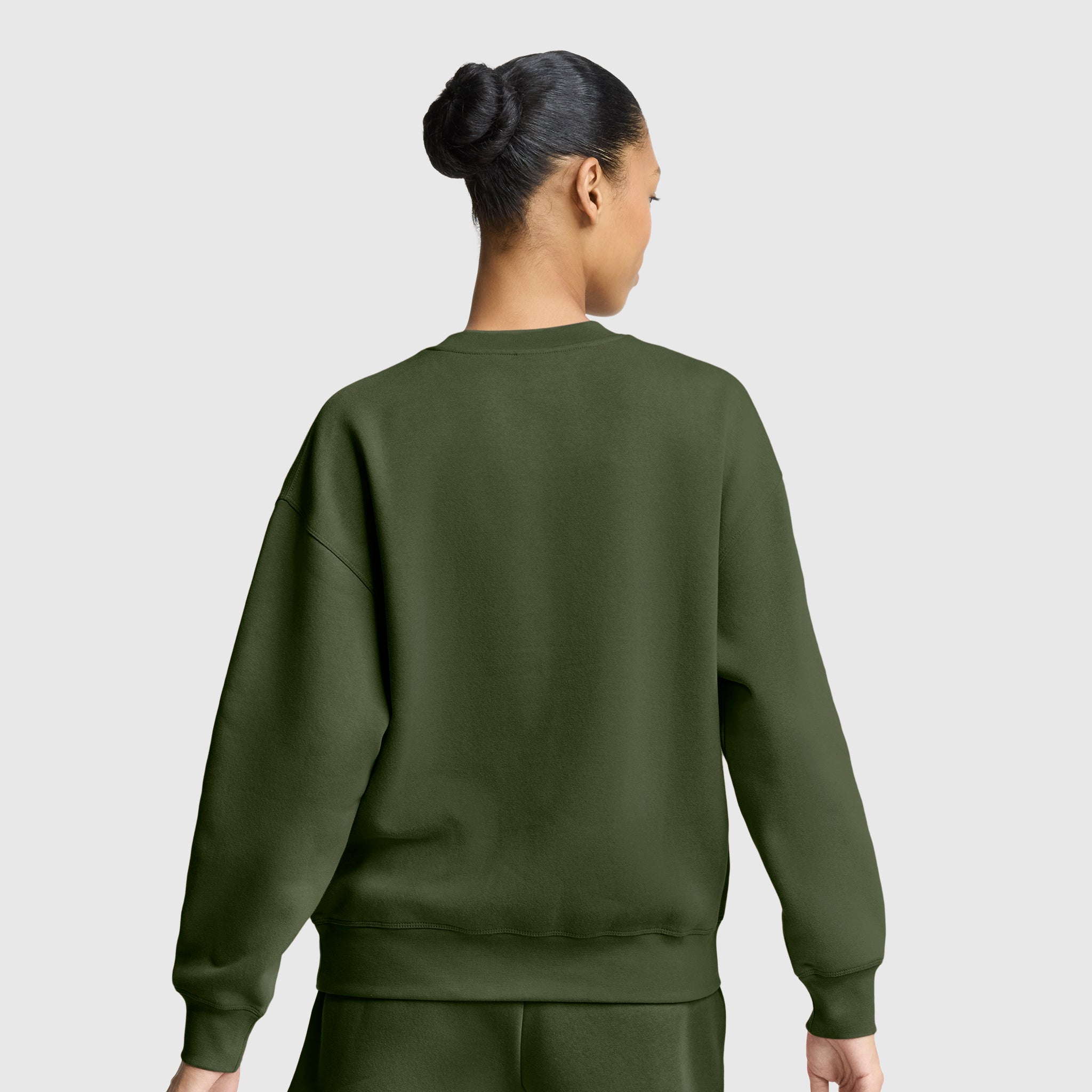 Powerblend Crewneck Sweatshirt. Embroidered Script Logo - Image 2